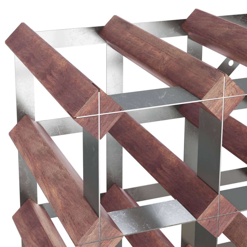 Stojan Na Víno Na 20 Fliaš Hnedý Masívna Borovica