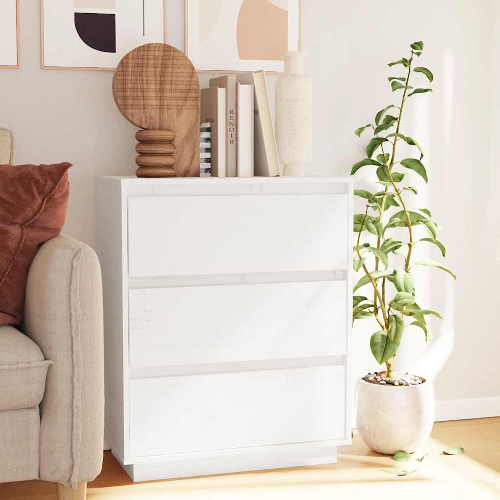 Komoda, 60X34X75 Cm, Borovicový Masív