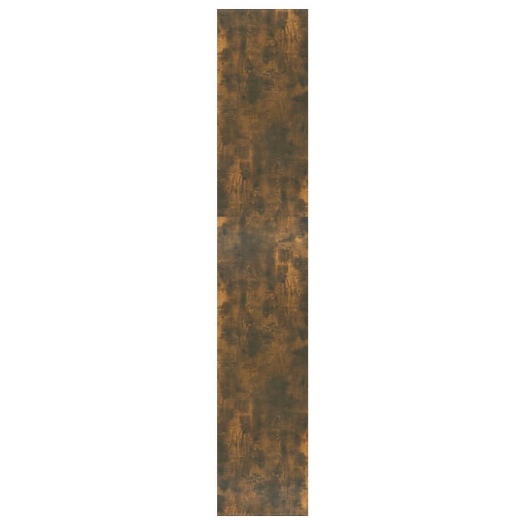 Knižnica/deliaca stena, tmavý dub 80x30x166cm, kompozitné drevo