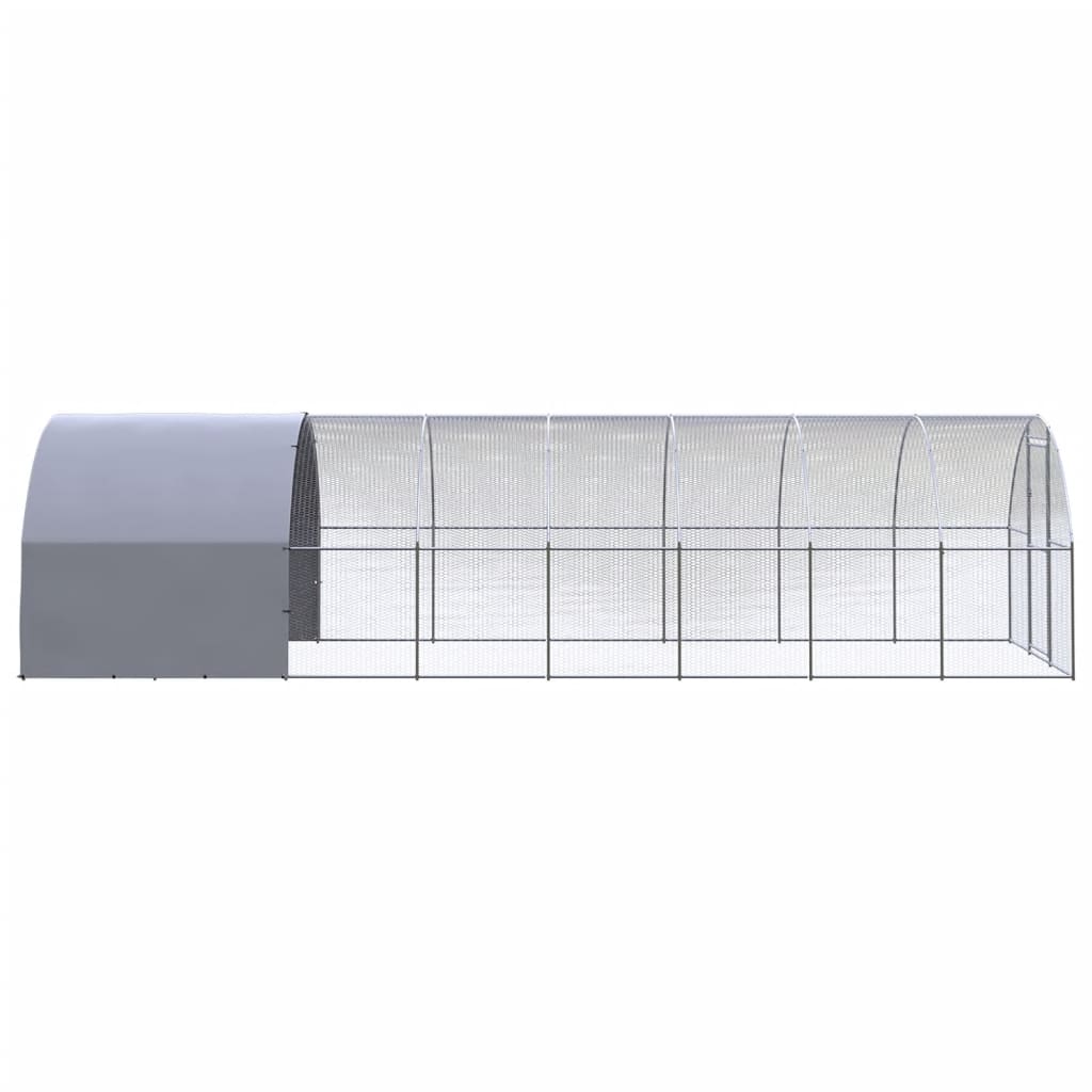Vonkajší kurín 3x8x2 m pozinkovaná oceľ
