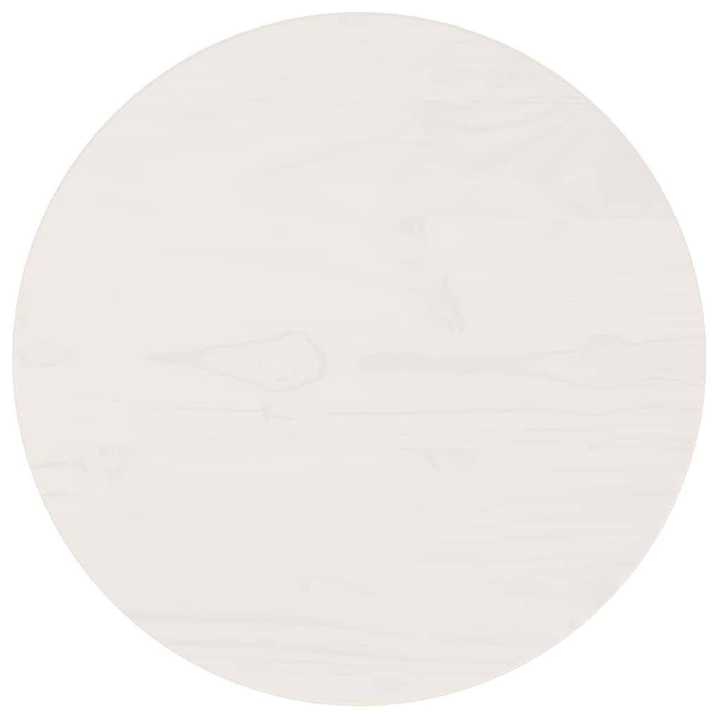 Stolová Doska Ø30X2,5 Cm Masívna Borovica