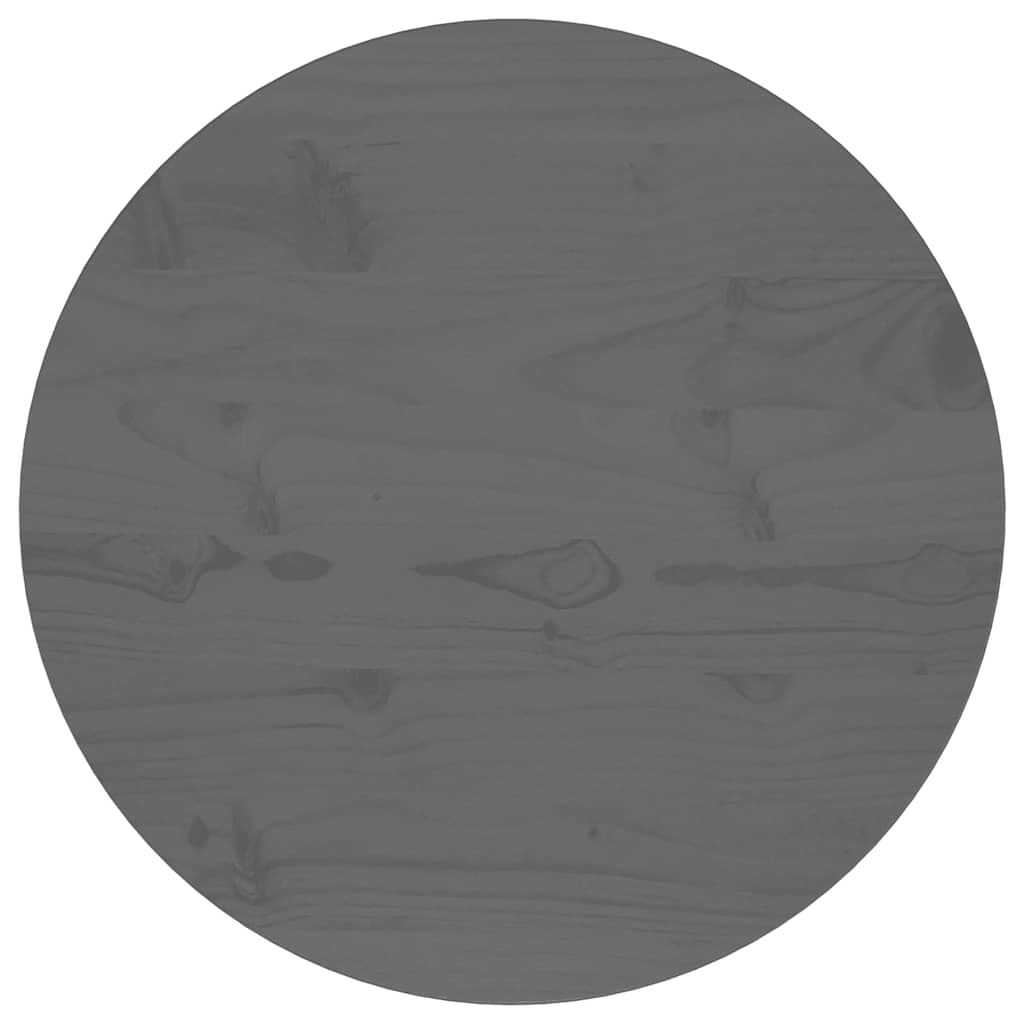Stolová Doska Ø30X2,5 Cm Masívna Borovica