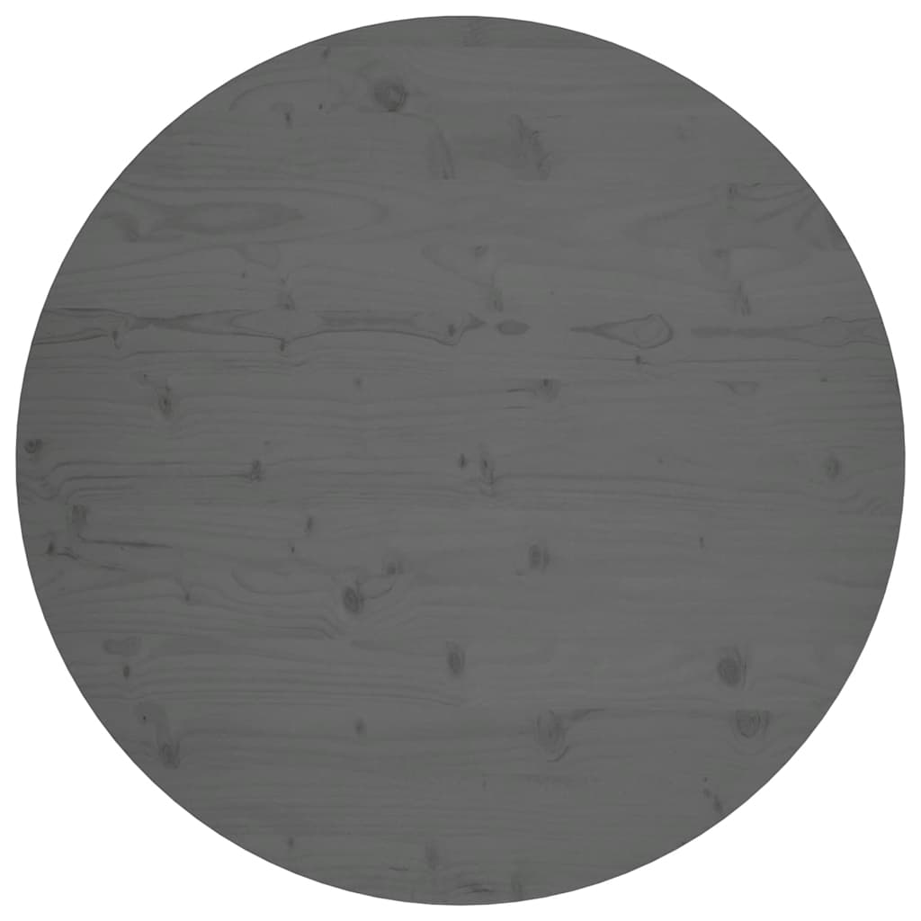 Stolová Doska Ø30X2,5 Cm Masívna Borovica