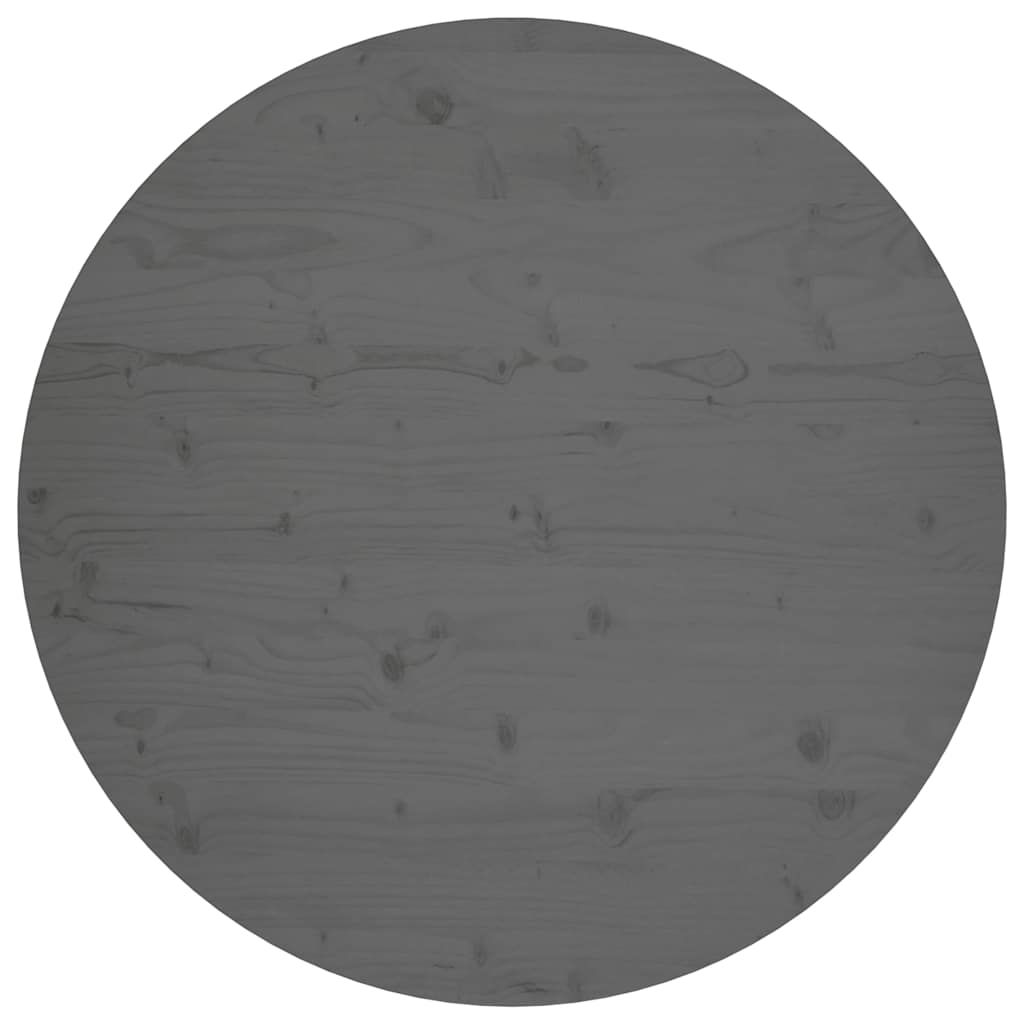 Stolová Doska Ø30X2,5 Cm Masívna Borovica