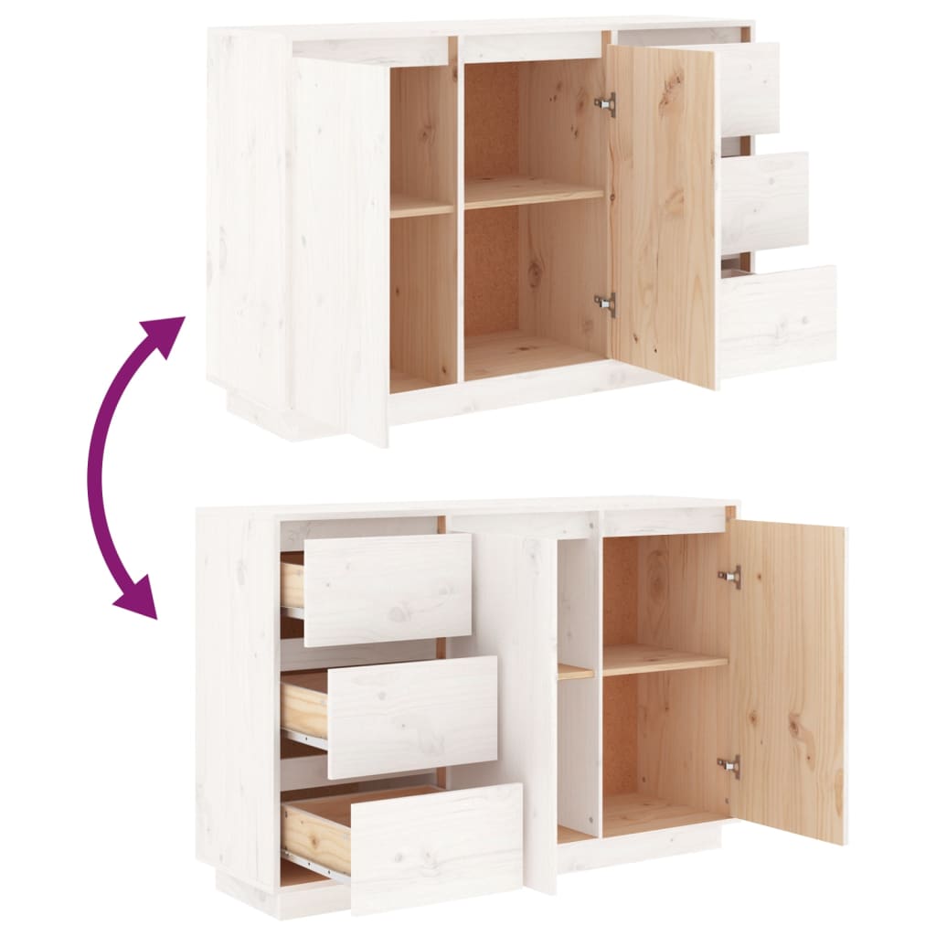 Komoda 111X34X75 Cm Borovicový Masív