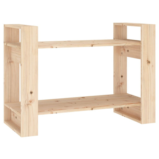 Knižnica/deliaca stena 80x35x56,5 cm masívna borovica
