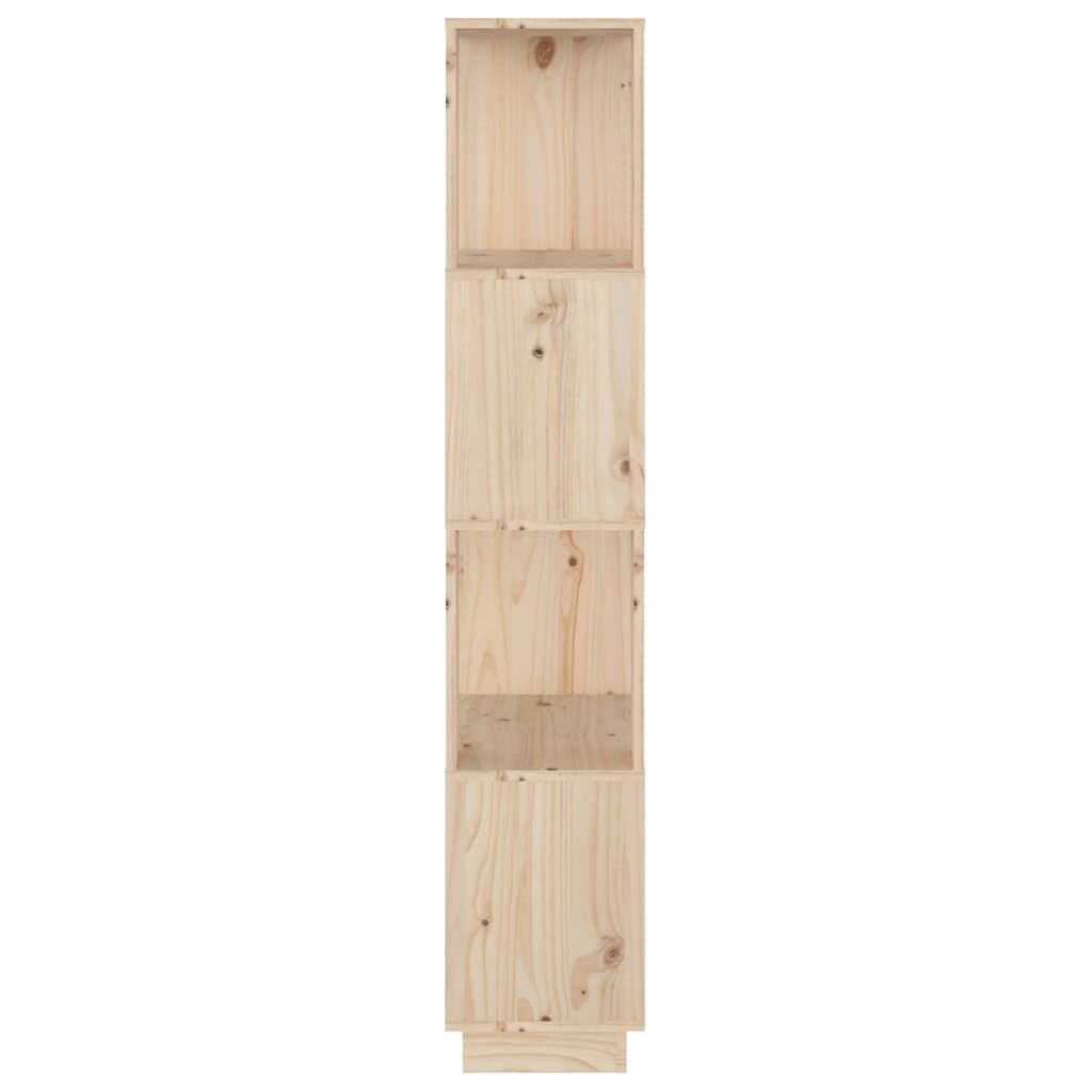 Knižnica/deliaca stena 51x25x132 cm masívna borovica