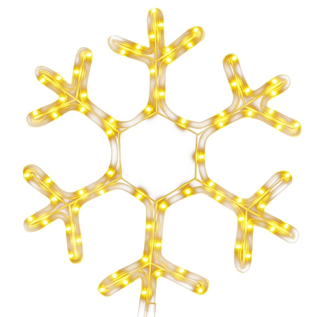 Silueta Vianočnej Vločky So 72 Led Teplá Biela