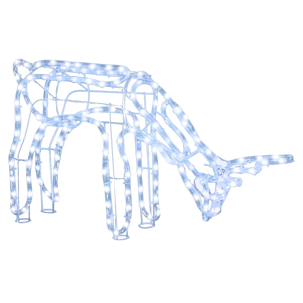 Vianočná Silueta Soba, Studená Biela 73X31X45 Cm