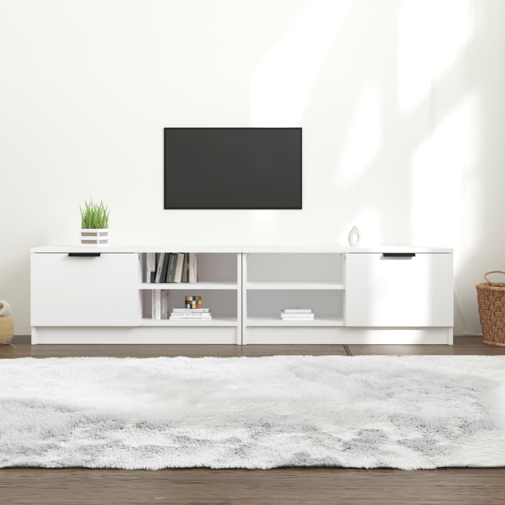 2 Dielna Tv Skrinka Old Wood 80X35X36,5 Cm Engineered Wood