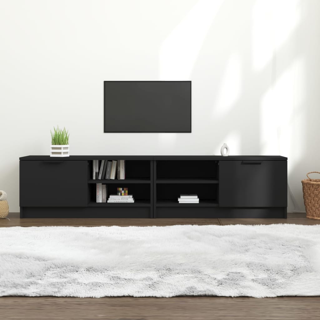 2 Dielna Tv Skrinka Old Wood 80X35X36,5 Cm Engineered Wood