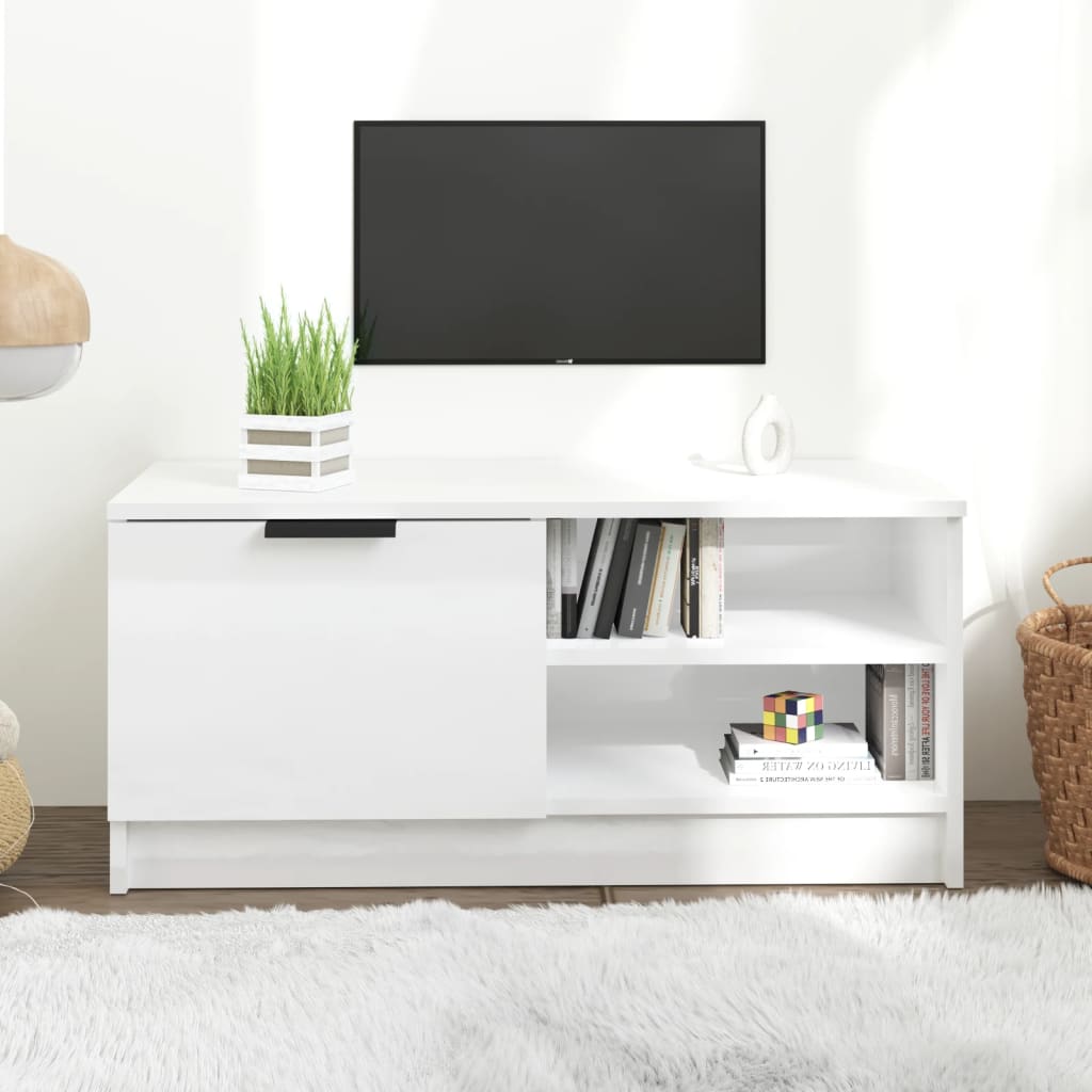 2 Dielna Tv Skrinka Old Wood 80X35X36,5 Cm Engineered Wood