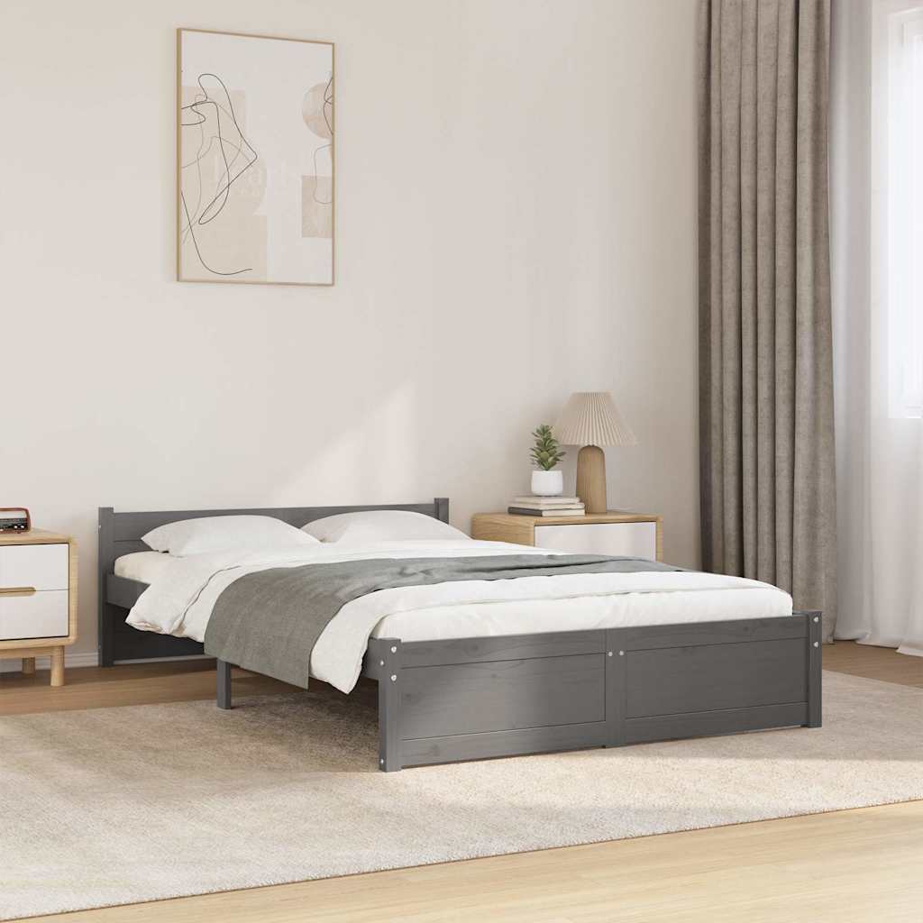 Posteľný Rám Medovohnedý Masívne Drevo