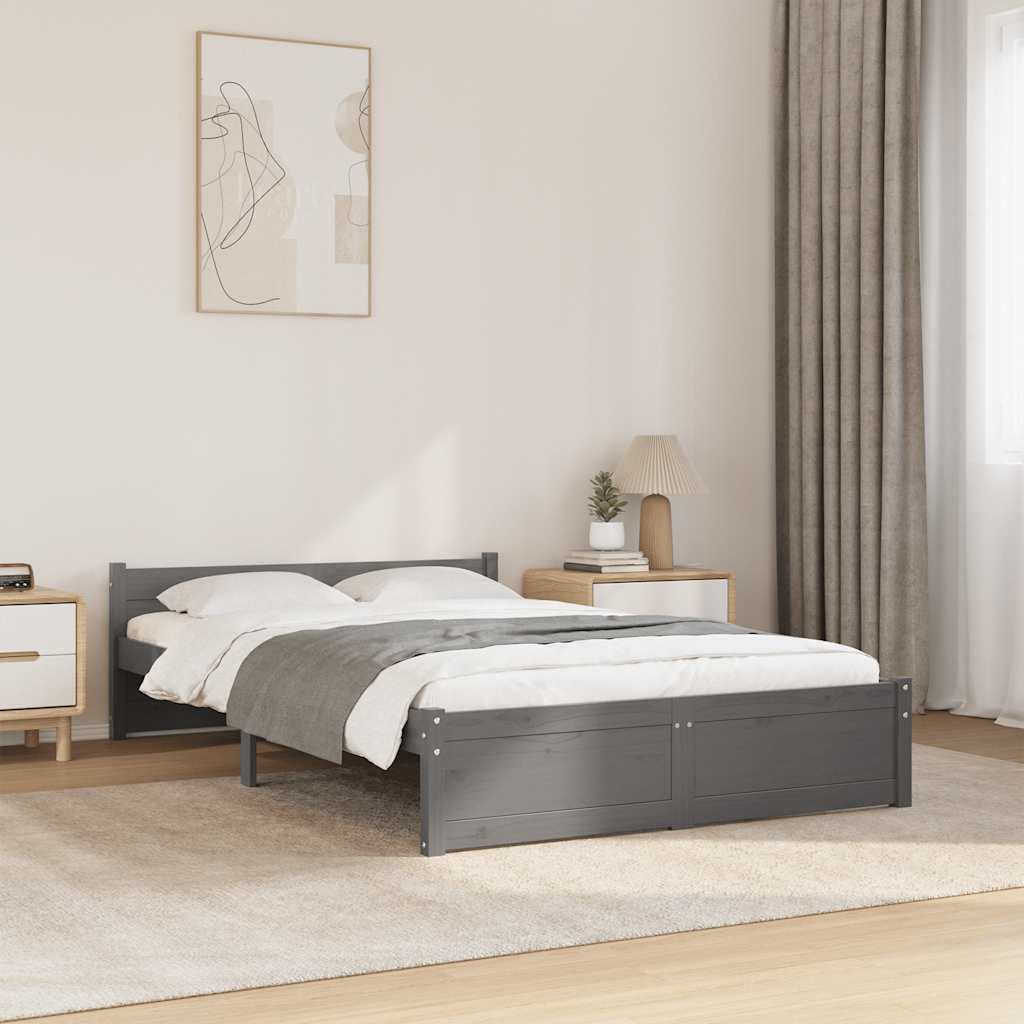 Posteľný Rám Medovohnedý Masívne Drevo