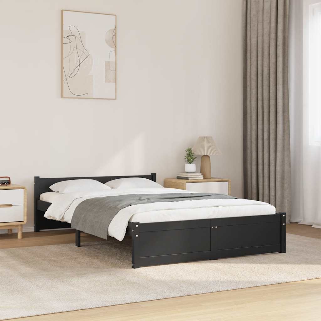 Posteľný Rám Medovohnedý Masívne Drevo