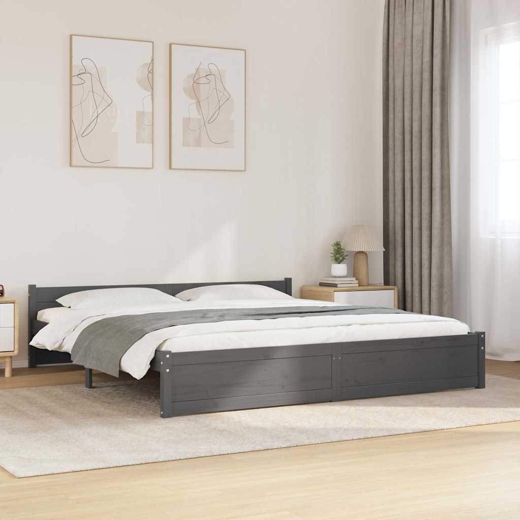 Posteľný Rám Medovohnedý Masívne Drevo