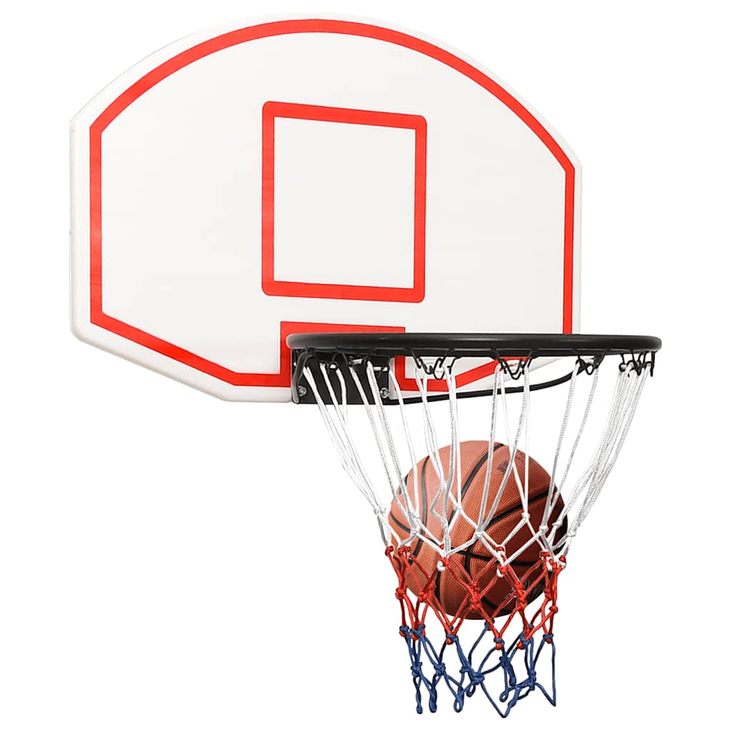 Basketbalová doska biela 71x45x2 cm polyetén
