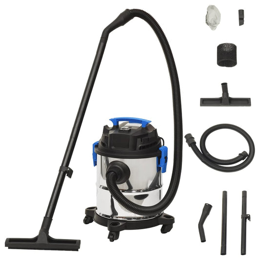 Vysávač mokrý/suchý 1200 W 20 l strieborný
