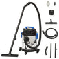 Vysávač mokrý/suchý 1200 W 20 l strieborný