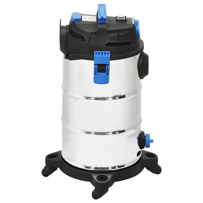 Vysávač mokrý/suchý 1200 W 30 l strieborný