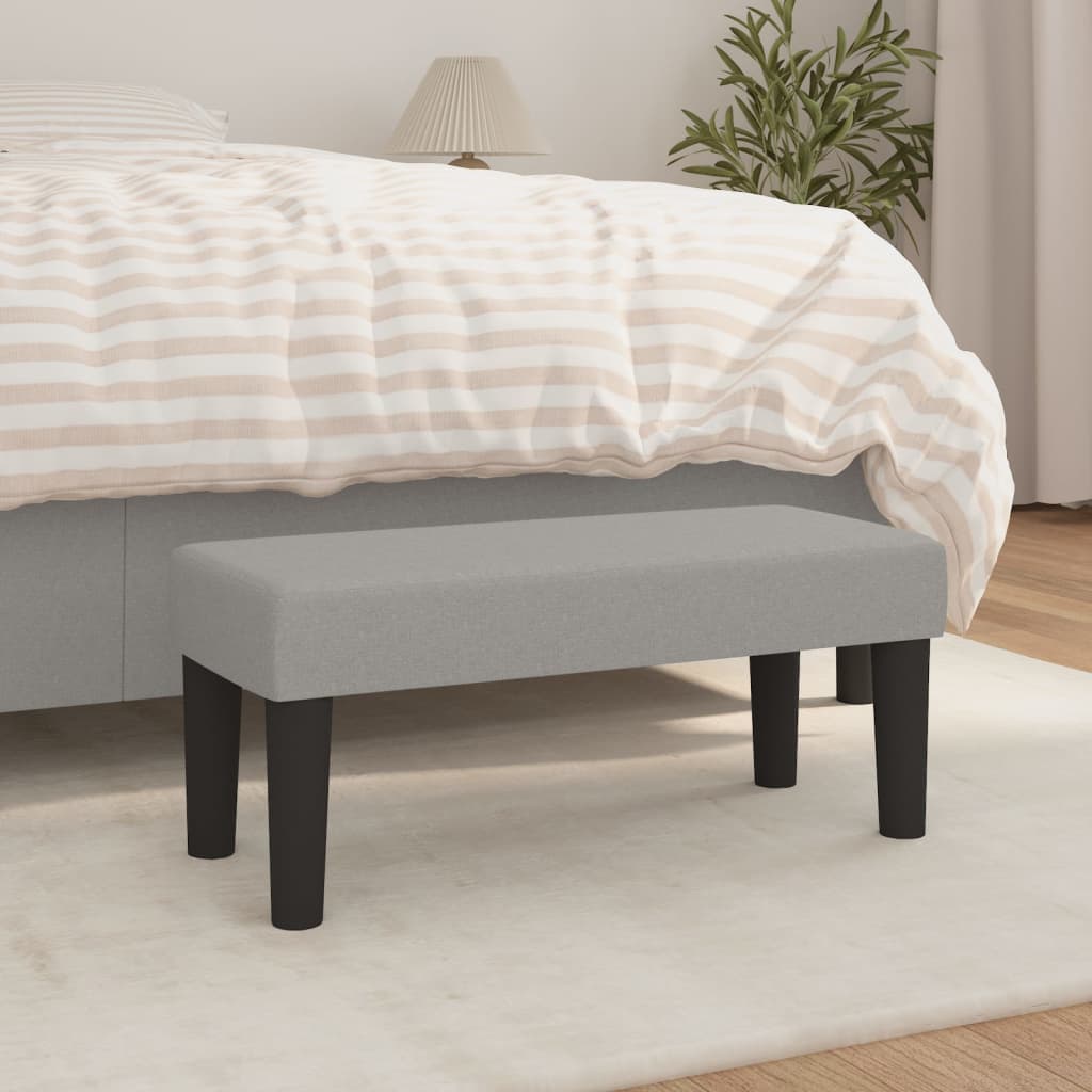 Lavička Bledosivá Látka