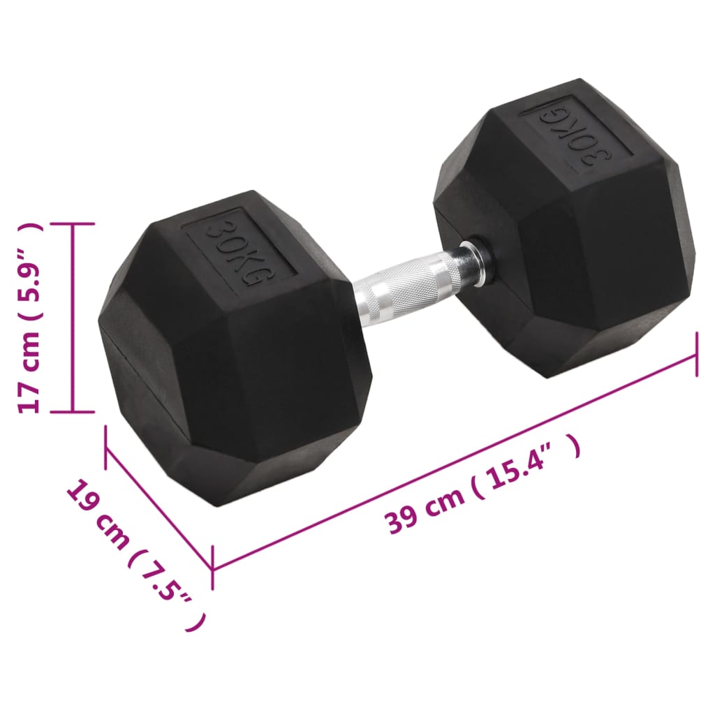 Jednoručná činka 30 kg liatina