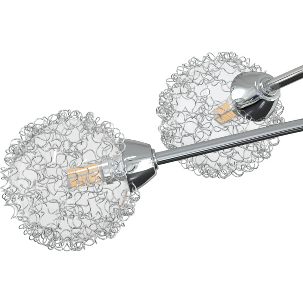 Stropná Lampa So Sieťovinovými Tienidlami Na 5 Led Žiaroviek G9