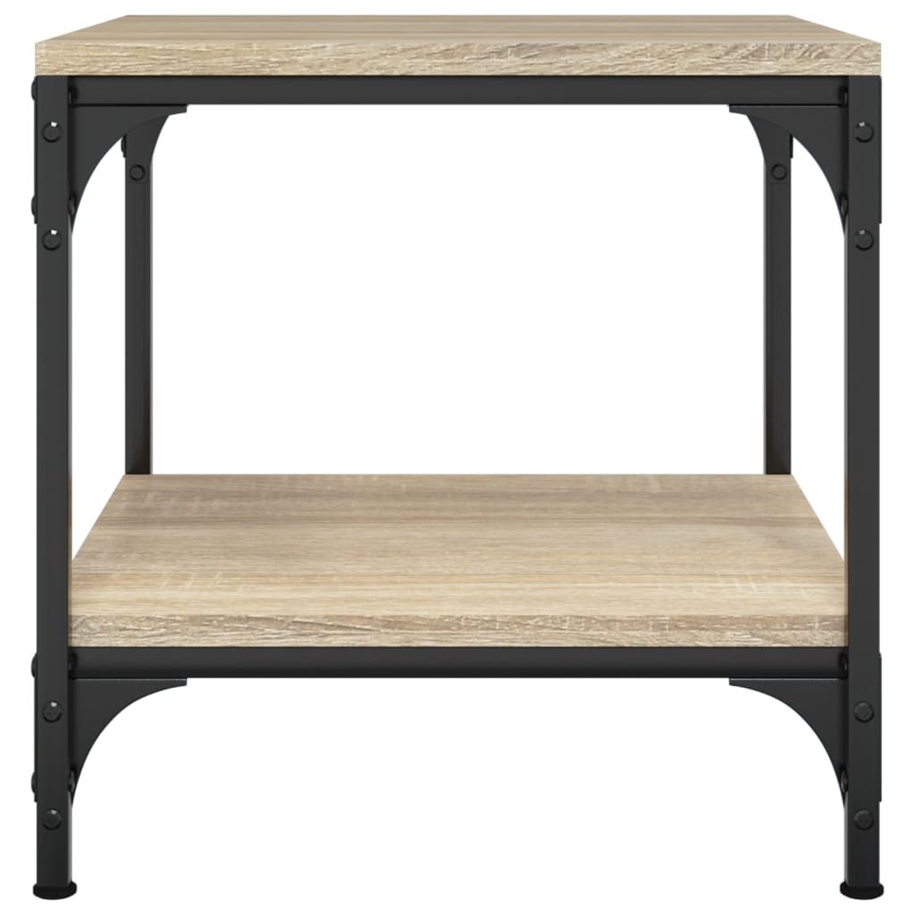 Bočné stolíky 2 ks dub sonoma 40x40x40 spracované drevo