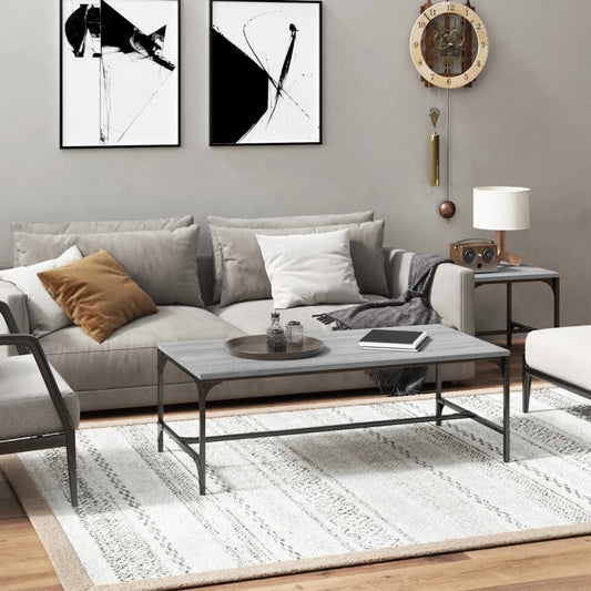 Konferenčný stolík Sivý dub sonoma 80x50x35 spracované drevo