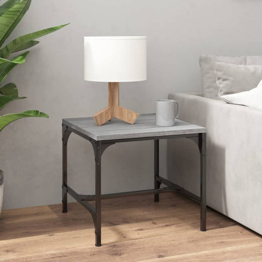 Konferenčný stolík Sivý dub sonoma 50x50x35 spracované drevo