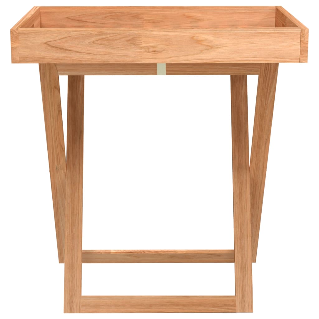 Skladací podnosový stolík 52x36x56,5 cm masívny orech