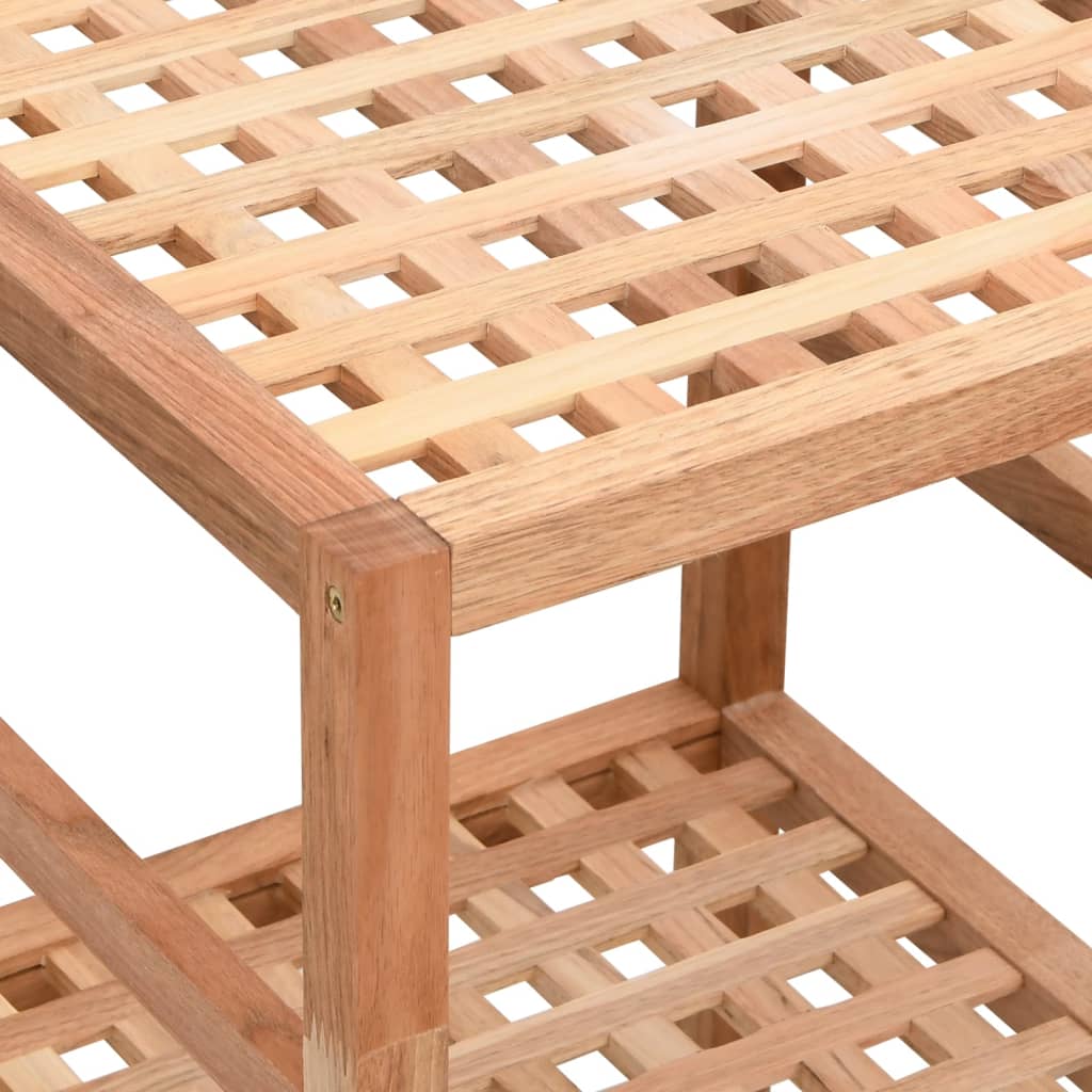 Polica Do Kúpeľne 35,5X35,5X112,5 Cm Orechový Masív