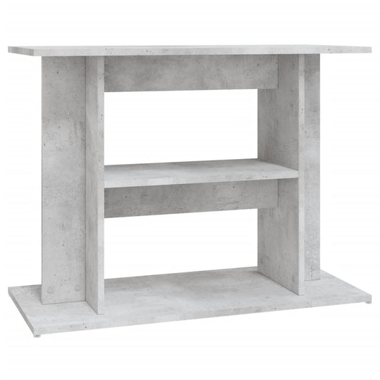 Stojan na akvárium betónový sivý 80x35x60 cm kompozitné drevo