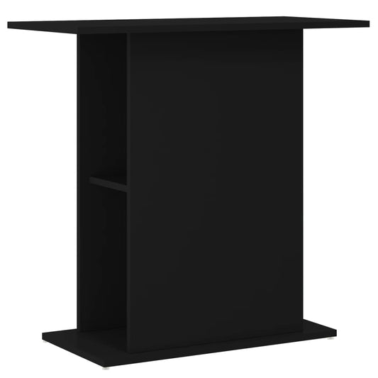 Stojan na akvárium čierny 75x36x72,5 cm kompozitné drevo