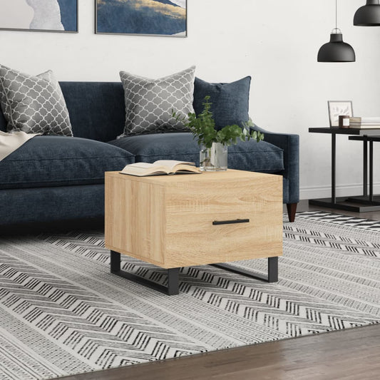 Konferenčný stolík dub sonoma 50x50x40 cm spracované drevo