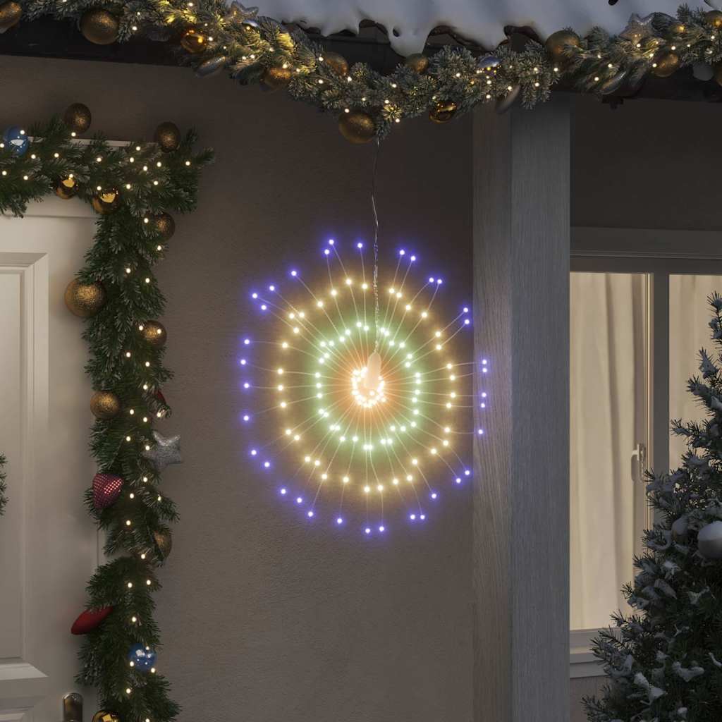 Vianočné Hviezdicové Svetlo 140 Led Viacfarebné 17 Cm