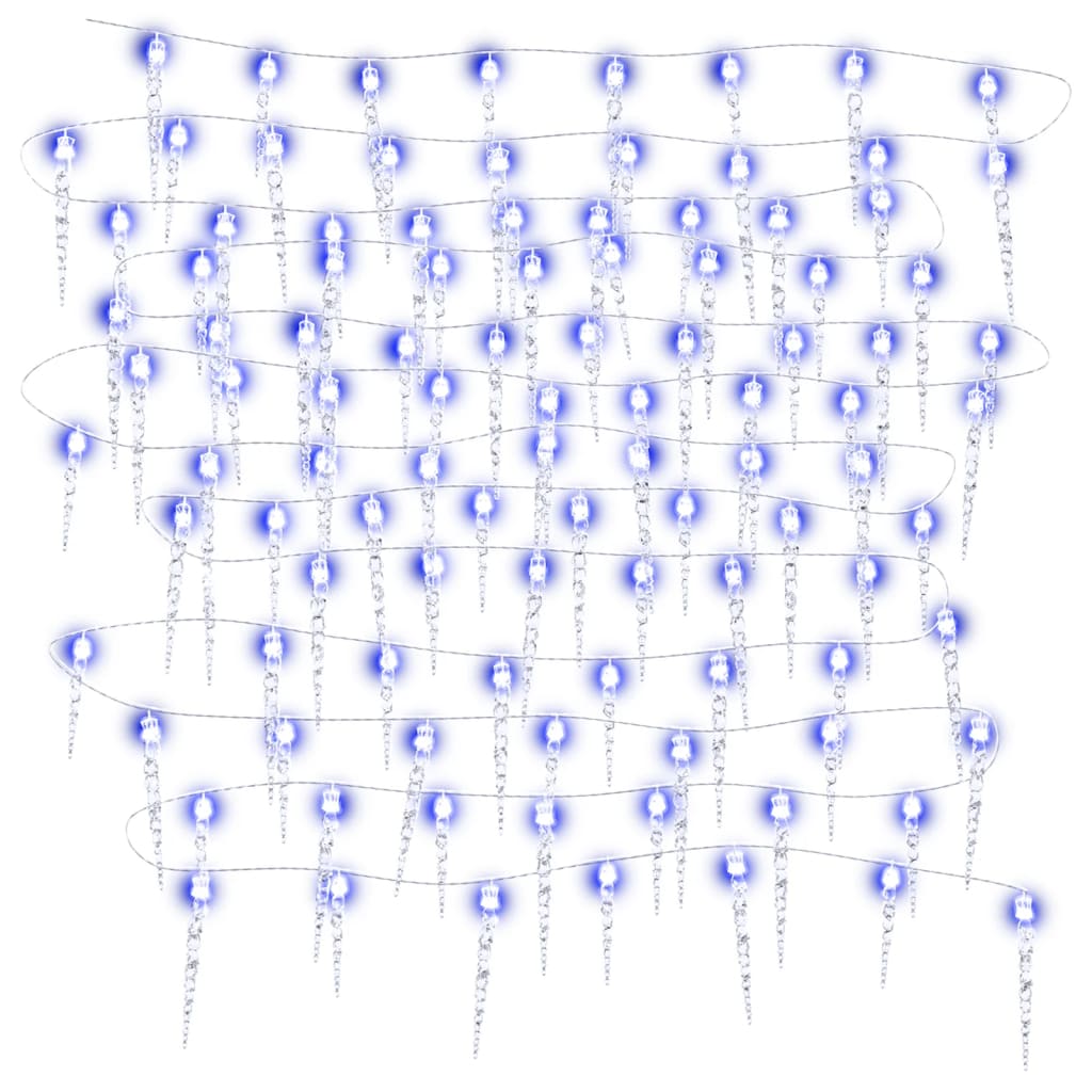Vianočné Svietiace Cencúle 200 Led Teplé Biele 20 M Akryl. Pvc