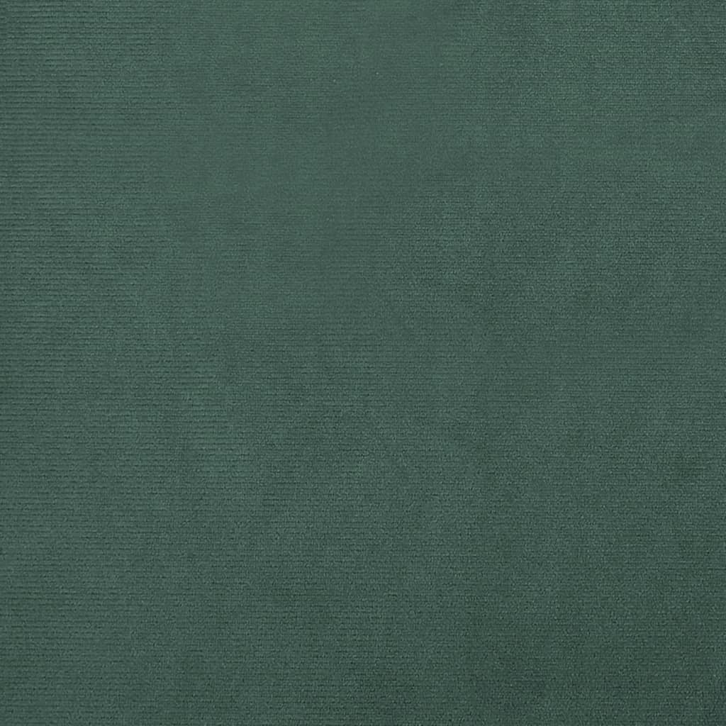 Klubové Kreslo Tmavozelené Zamat