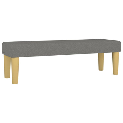 Boxspring posteľ s matracom tmavosivá 160x200 cm látka
