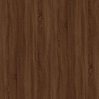 Konferenčný stolík hnedý dub 100x45x45 cm sprac. drevo a železo