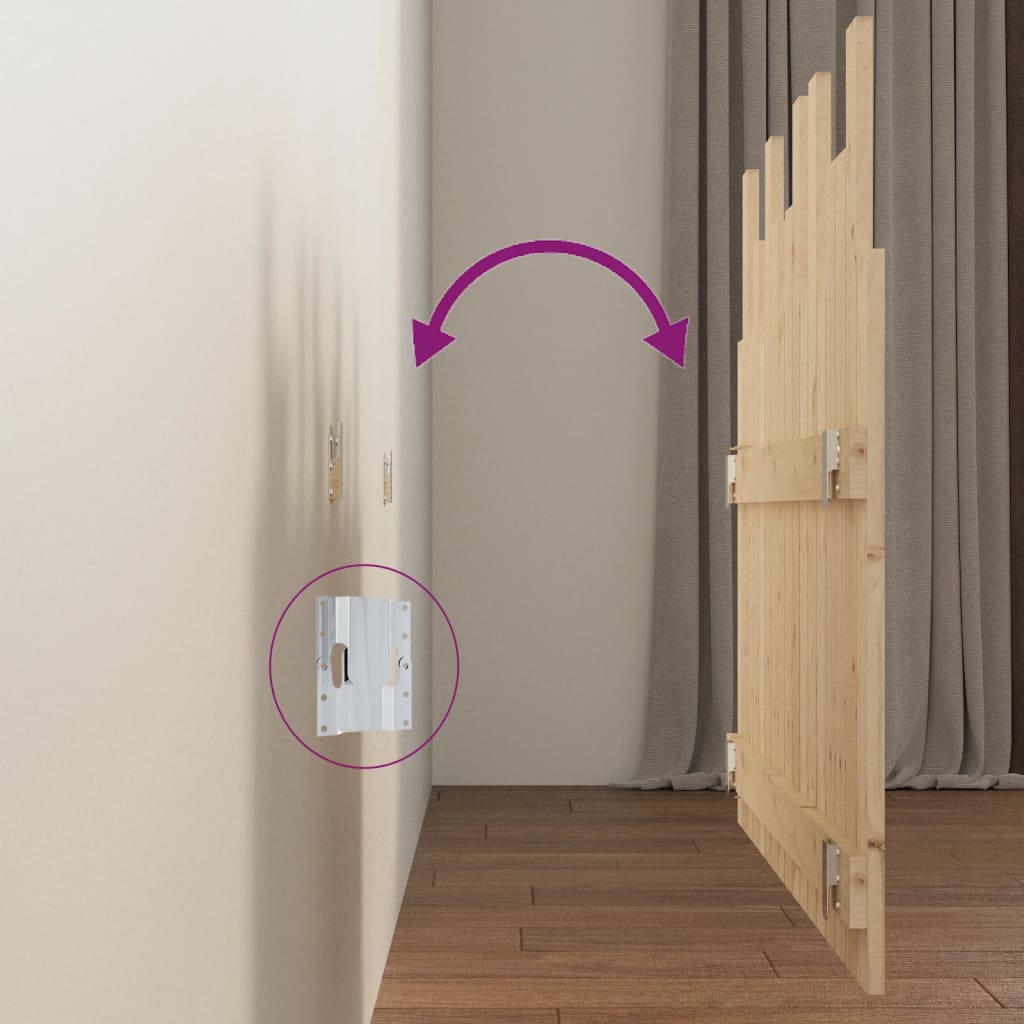 Nástenné Čelo Postele 108X3X80 Cm Masívna Borovica