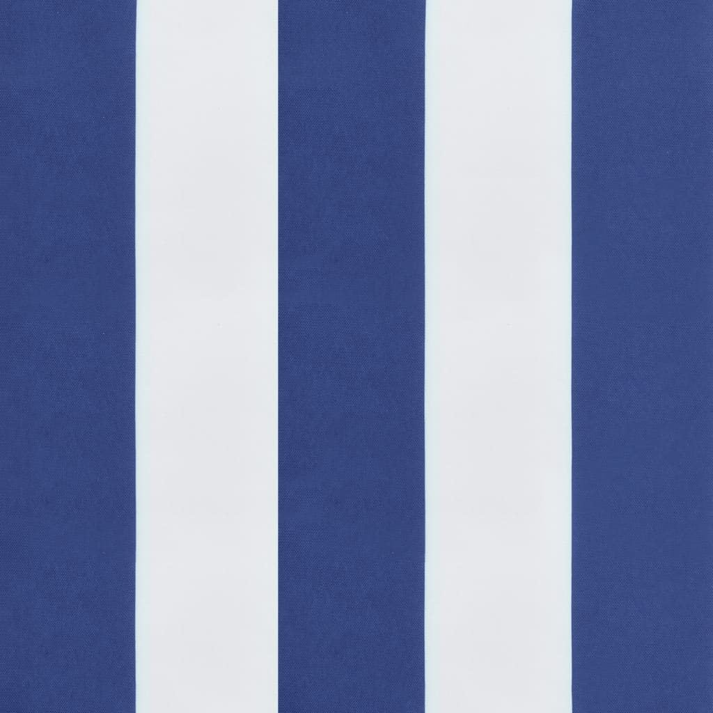 Dekoratívne vankúše 4 ks modro-biele pruhované 50x50 cm látka