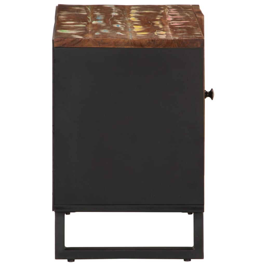 Tv Skrinka 80X33X46 Cm Recyklovaný Masív A Kompozitné Drevo