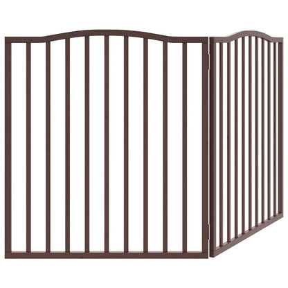 Brána pre psa skladacia 2 panely 160 cm topoľové drevo