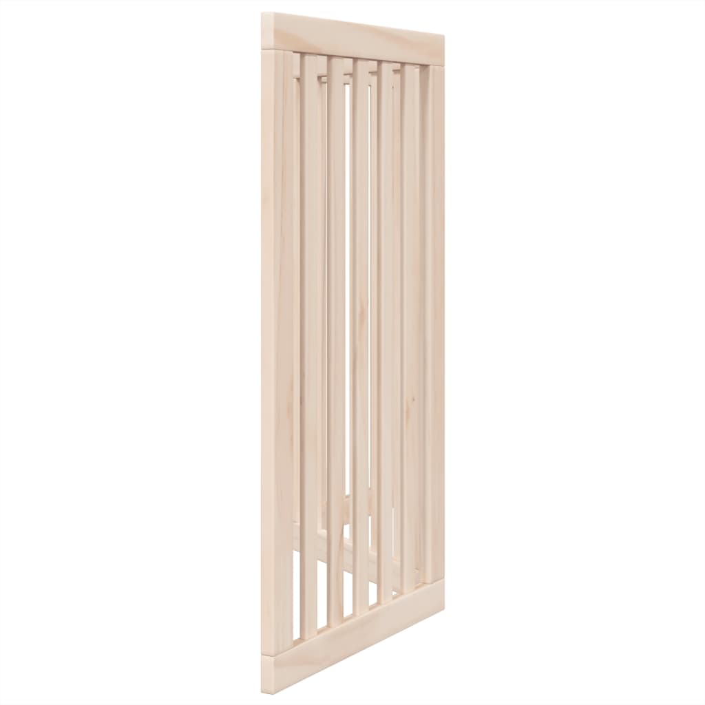 Brána pre psa skladacia 3 panely 150 cm topoľové drevo