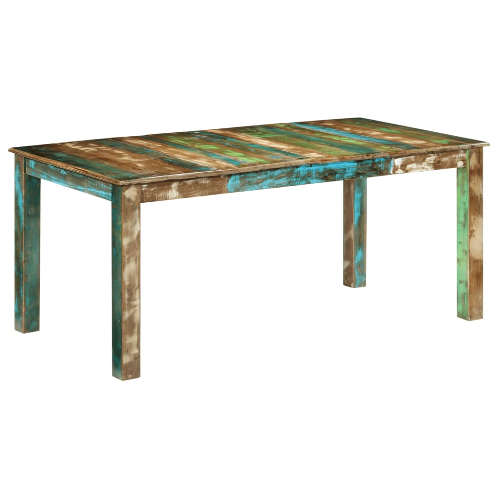 Jedálenský stôl 180x90x76 cm recyklovaný masív