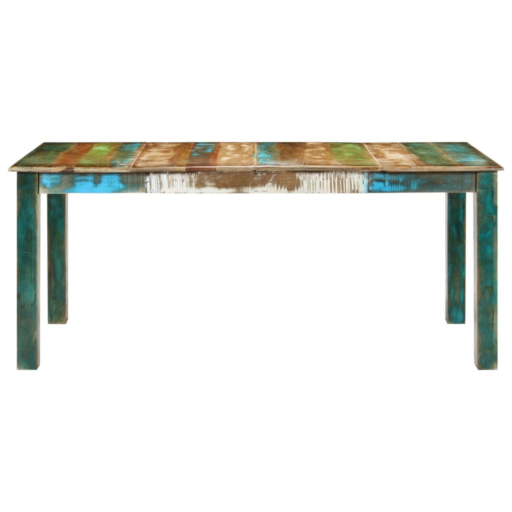 Jedálenský stôl 180x90x76 cm recyklovaný masív