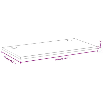 Doska stola 100x50x2,5 cm bambus