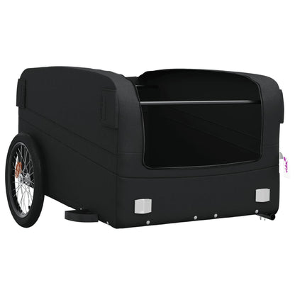 Vozík za bicykel, čierny 45 kg, železo