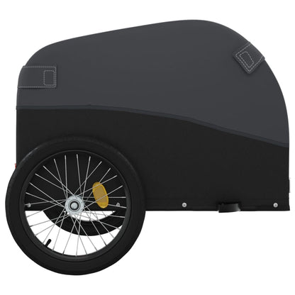 Vozík za bicykel, čierny 45 kg, železo